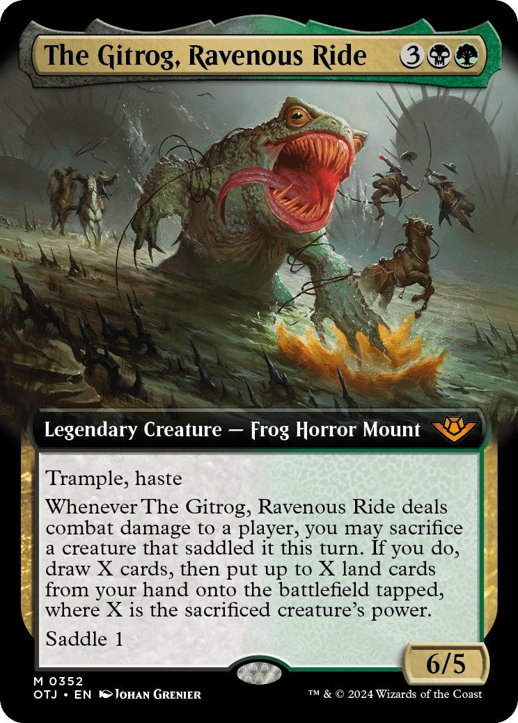 The Gitrog, Ravenous Ride (Extended Art) [Outlaws of Thunder Junction]