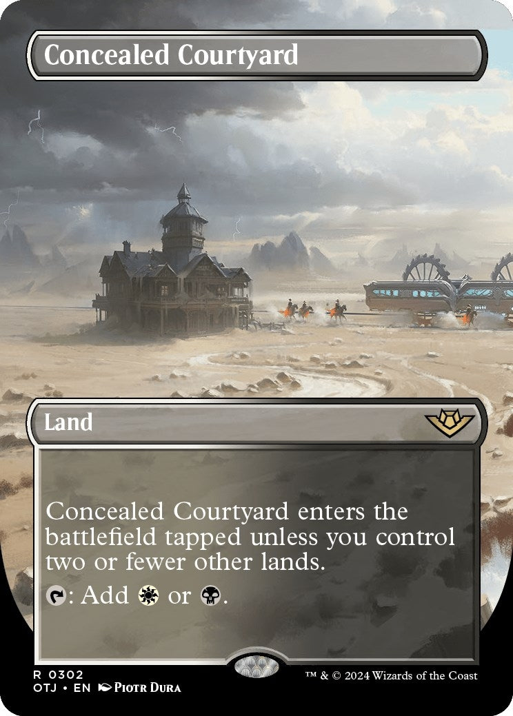 Concealed Courtyard (Borderless) [Outlaws of Thunder Junction]