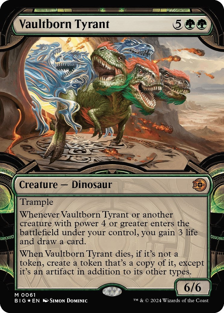 Vaultborn Tyrant Showcase Raised Foil (61) [BIG]