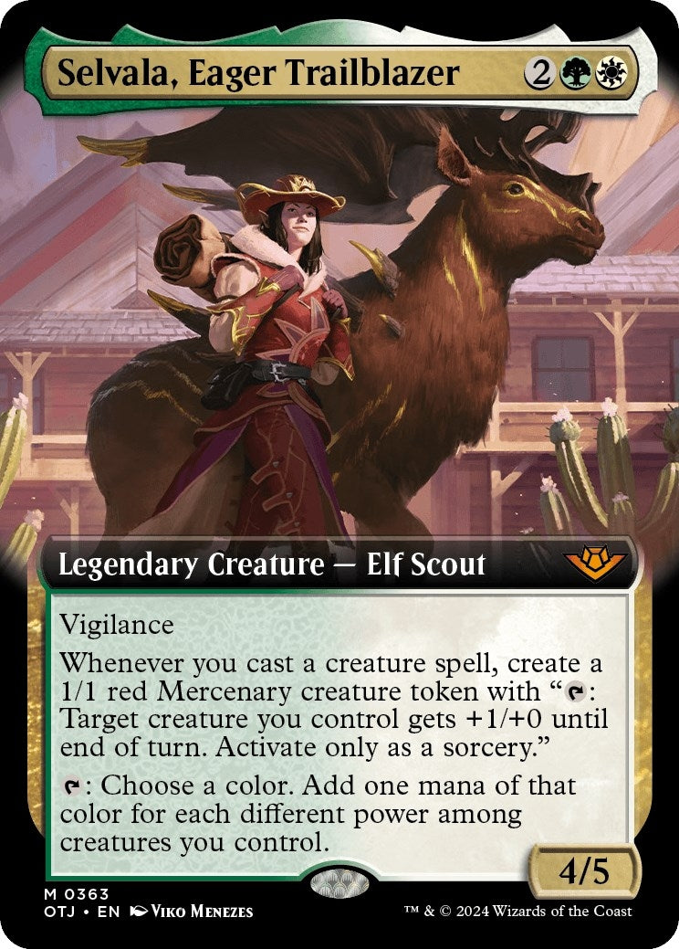 Selvala Eager Trailblazer Extended Art (363) [OTJ]