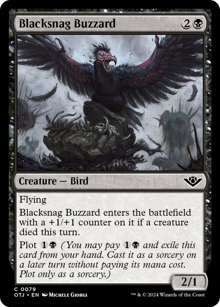 Blacksnag Buzzard [Outlaws of Thunder Junction]