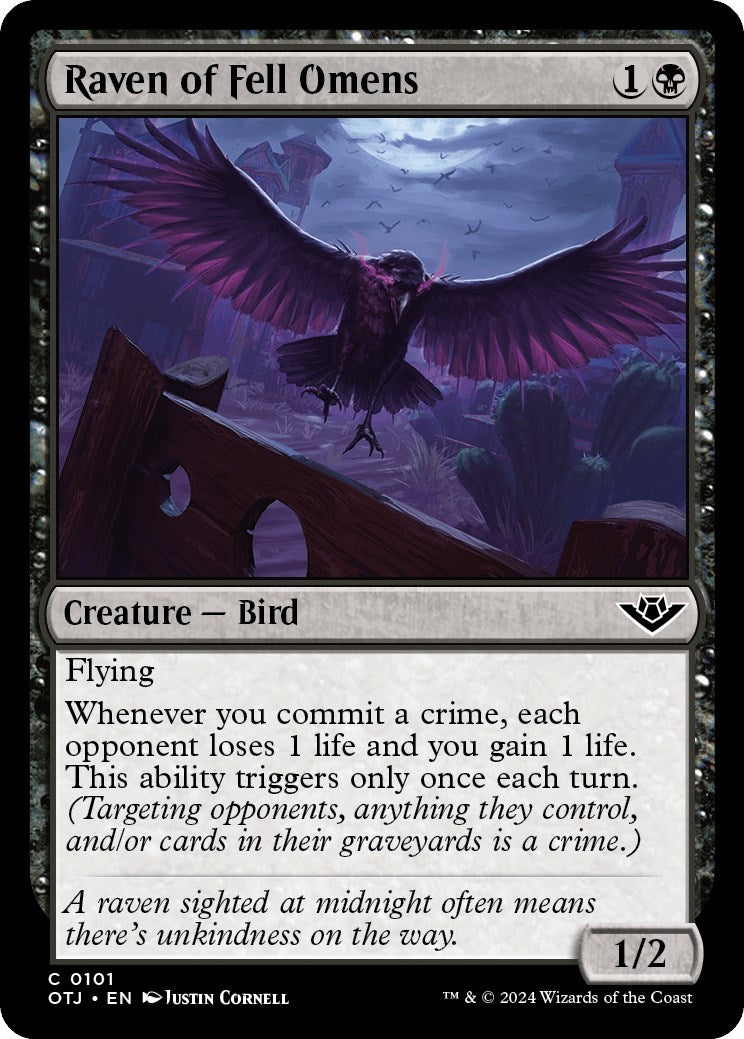 Raven of Fell Omens [Outlaws of Thunder Junction]