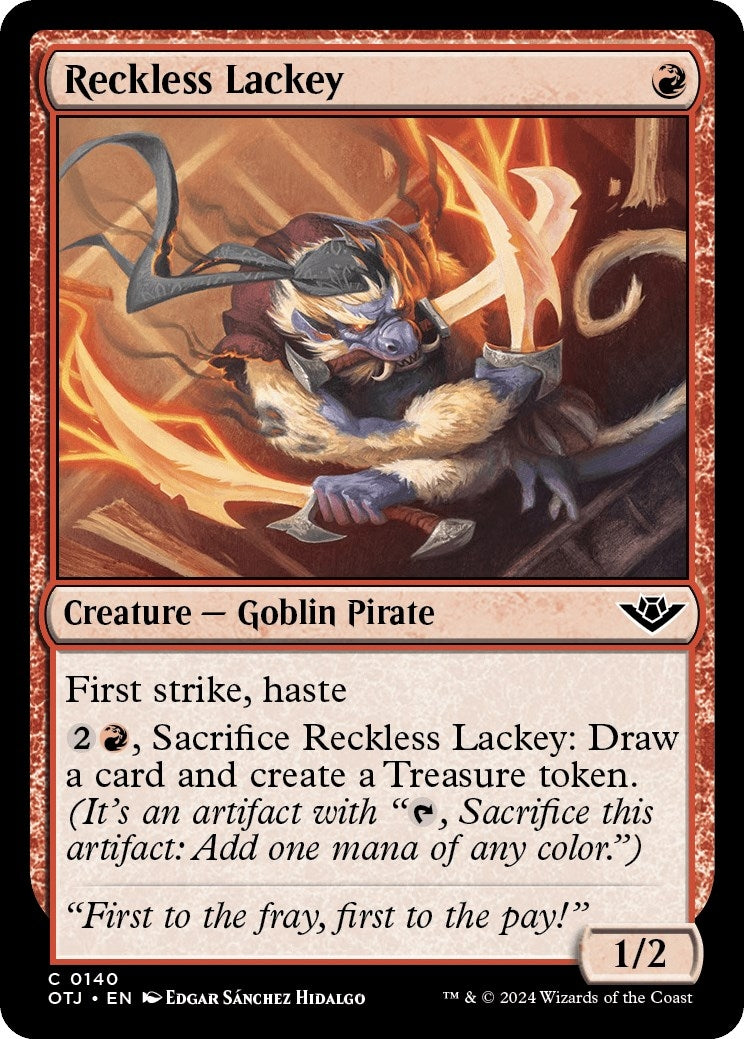 Reckless Lackey (140) [OTJ]