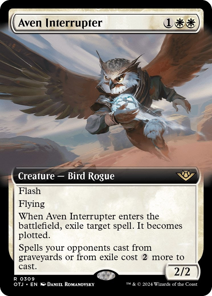 Aven Interrupter Extended Art (309) [OTJ]