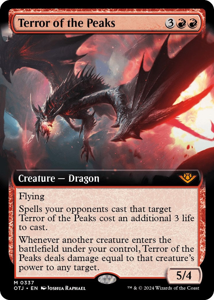 Terror of the Peaks Extended Art (337) [OTJ]
