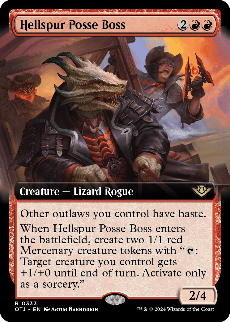 Hellspur Posse Boss Extended Art (333) [OTJ]