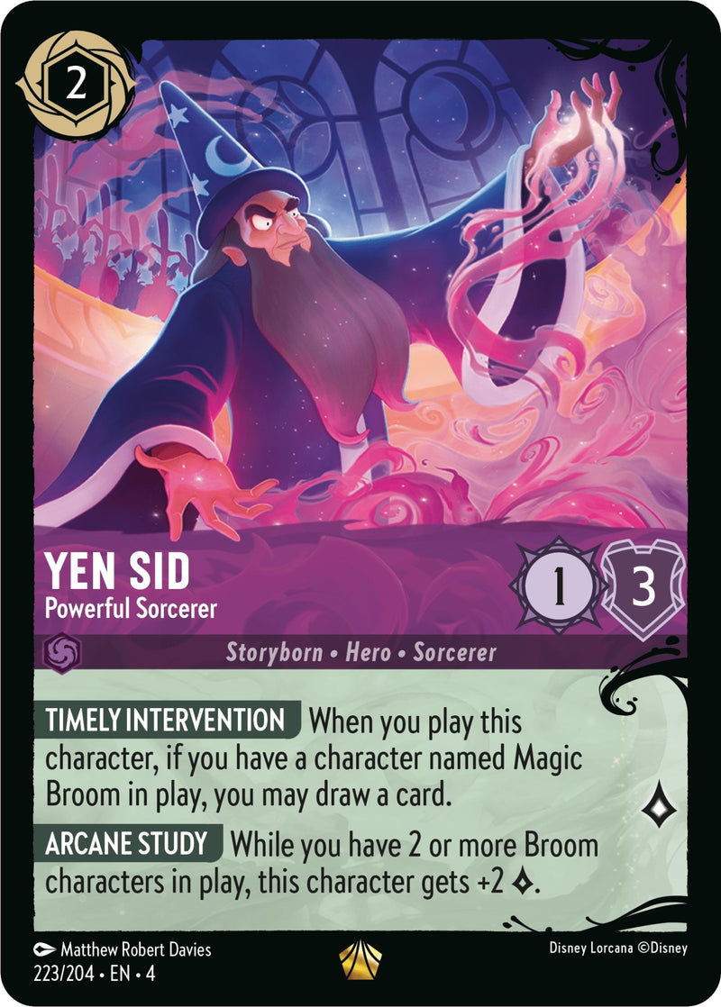 Yen Sid Powerful Sorcerer 223 204 (223/204) [Q1]