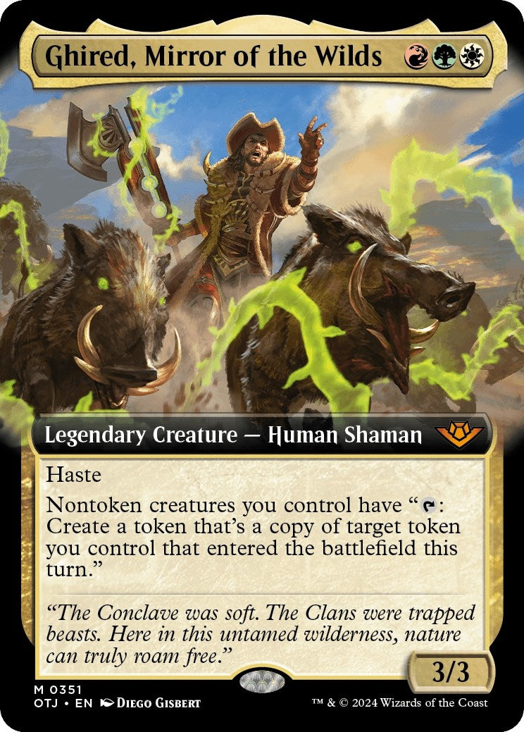 Ghired Mirror of the Wilds Extended Art (351) [OTJ]