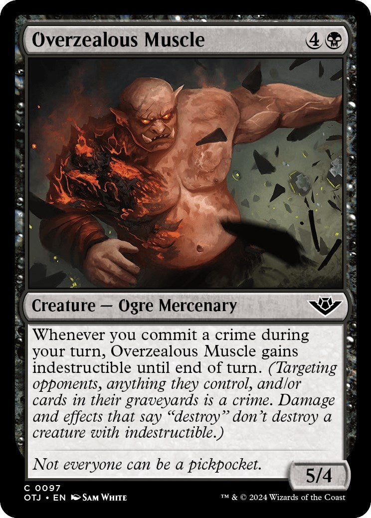 Overzealous Muscle [Outlaws of Thunder Junction]