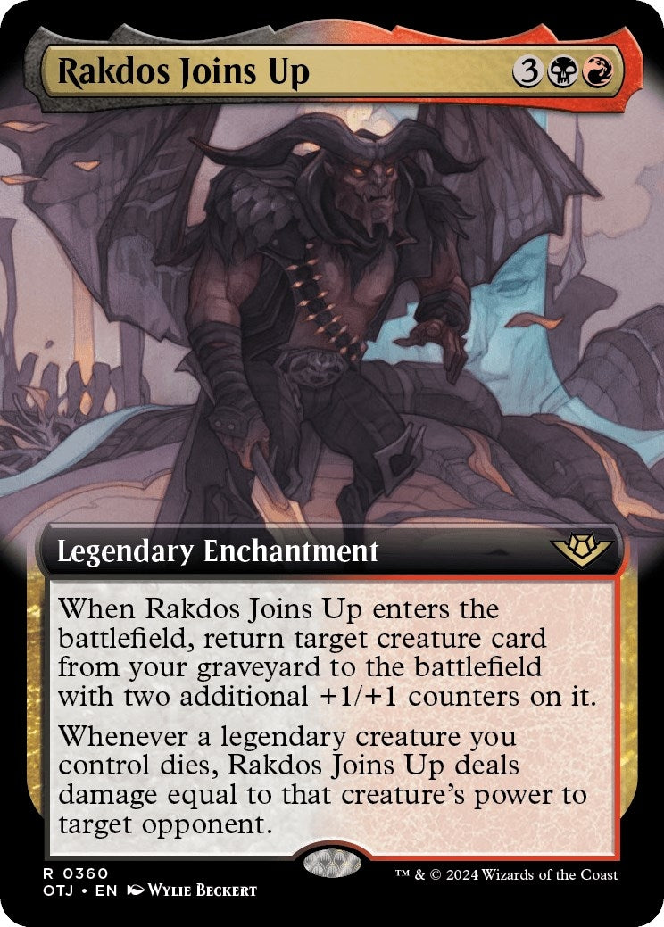 Rakdos Joins Up Extended Art (360) [OTJ]