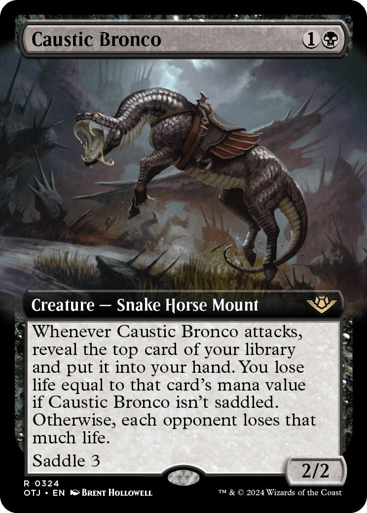 Caustic Bronco (Extended Art) [Outlaws of Thunder Junction]
