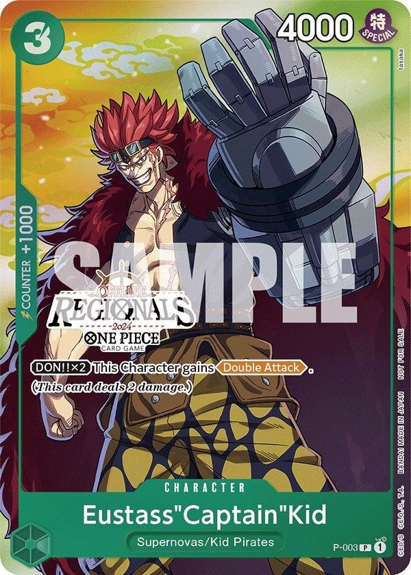 EustassCaptainKid Offline Regional 2024 Vol 2 Participant (P-003) [OP-PR]