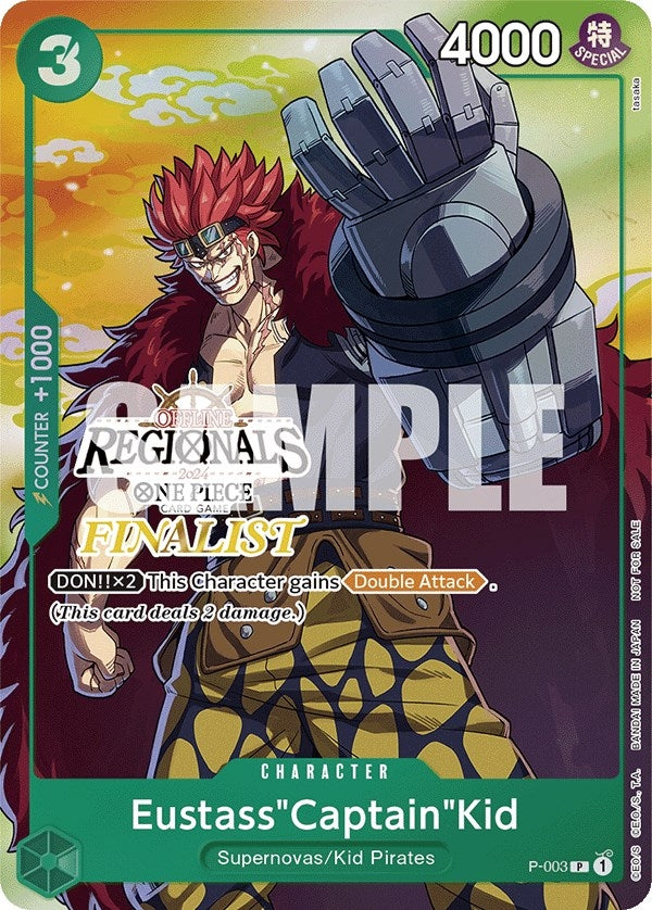 EustassCaptainKid Online Regional 2024 Vol 2 Finalist (P-003) [OP-PR]