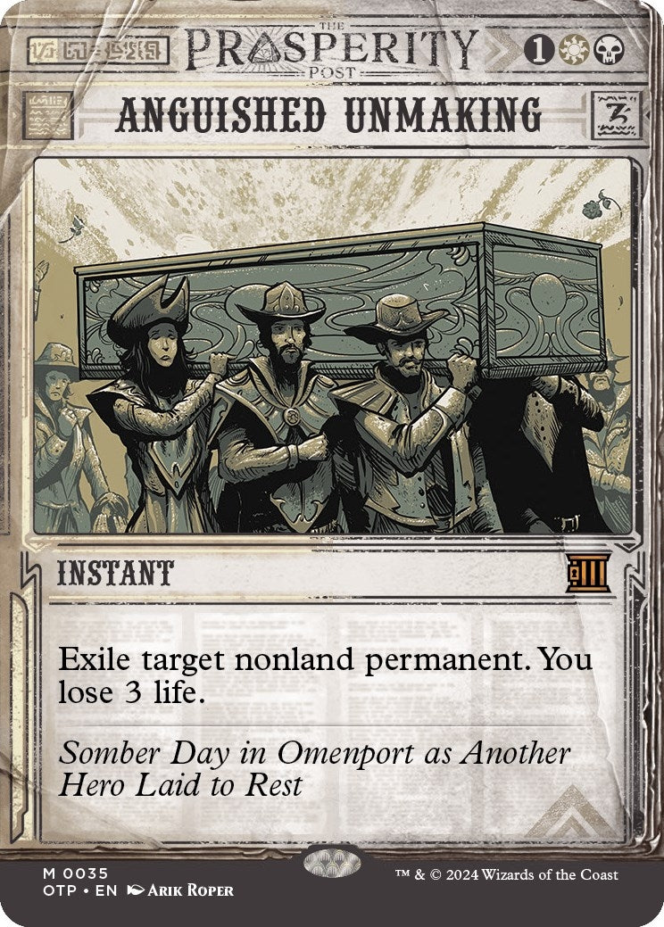 Anguished Unmaking [Outlaws of Thunder Junction: Breaking News]