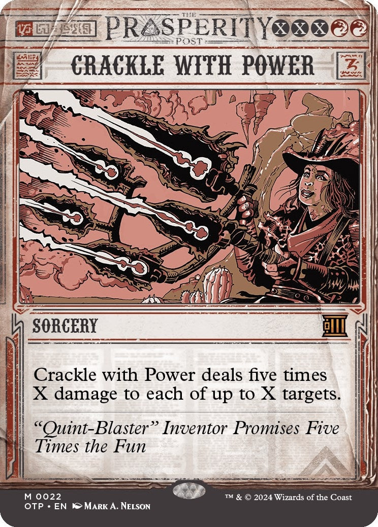 Crackle with Power [Outlaws of Thunder Junction: Breaking News]