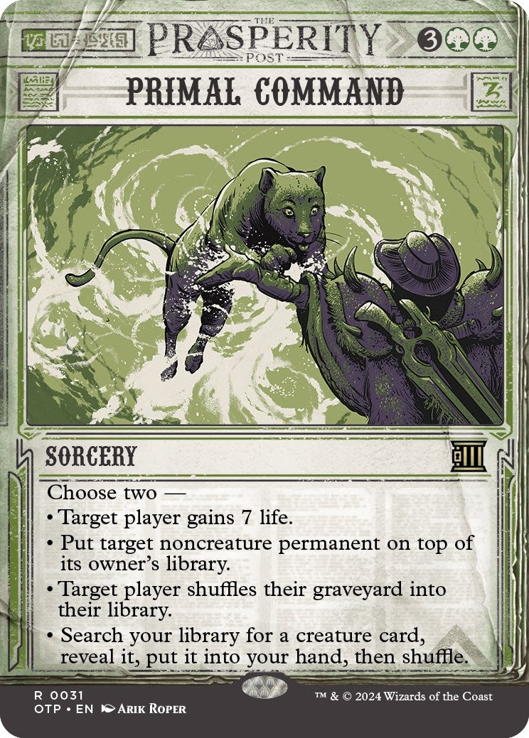 Primal Command [Outlaws of Thunder Junction: Breaking News]