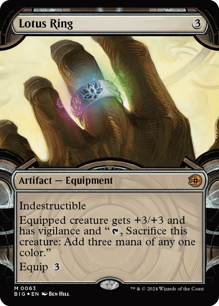 Lotus Ring Showcase Raised Foil (63) [BIG]