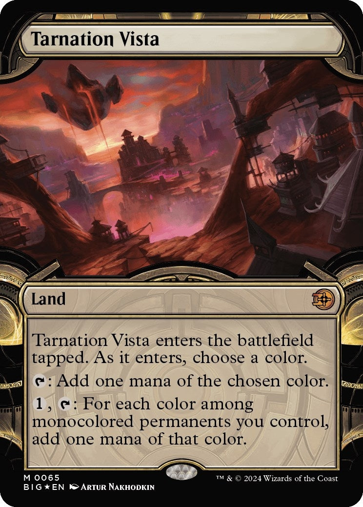 Tarnation Vista Showcase Raised Foil (65) [BIG]