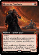 Generous Plunderer Extended Art (76) [BIG]