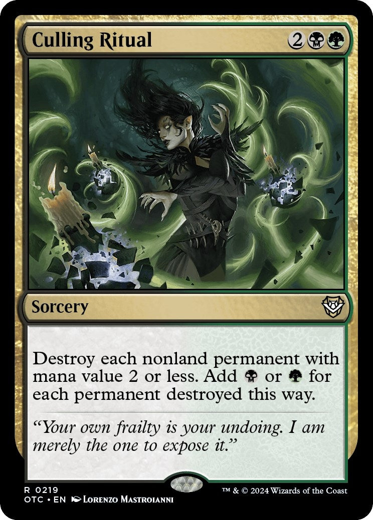 Culling Ritual (219) [OTC]