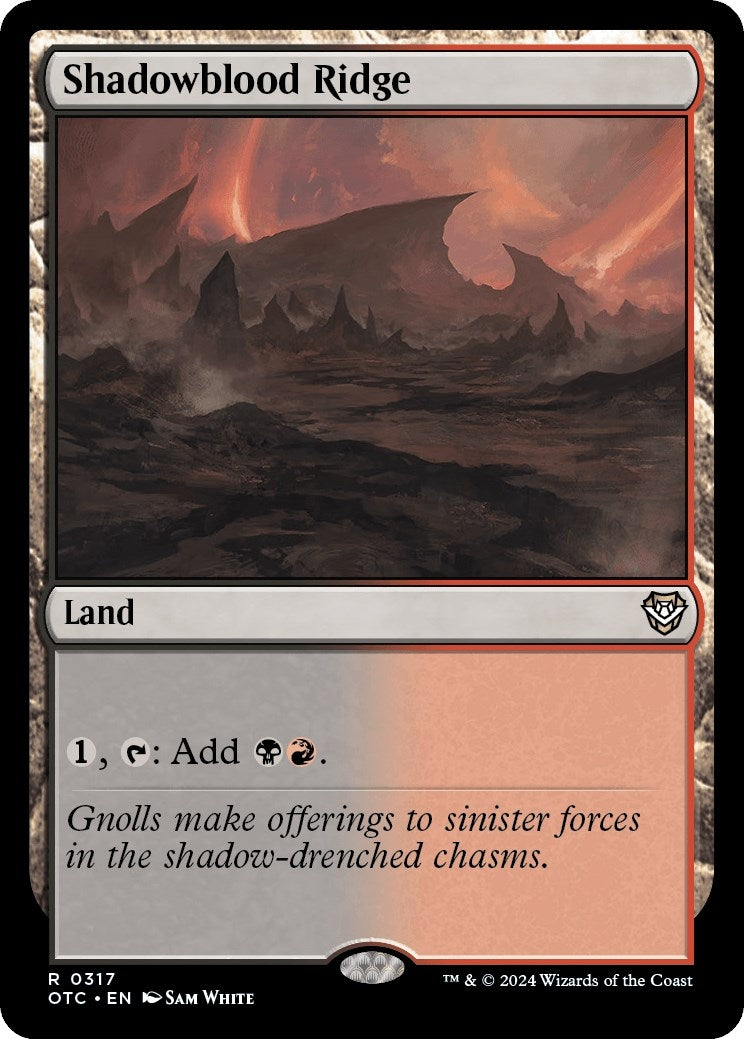 Shadowblood Ridge (317) [OTC]