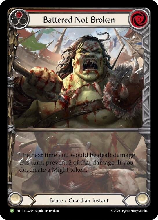 Image for Battered Not Broken - LGS255 [Flesh and Blood: Promo Cards]
