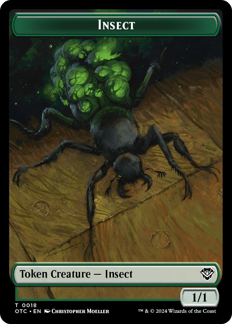 Insect Elemental 0017 Double Sided Token (18 // 17) [OTC]