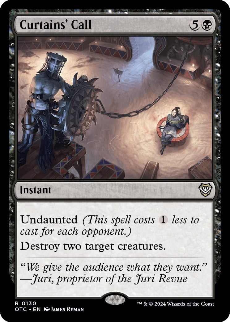 Curtains Call (130) [OTC]