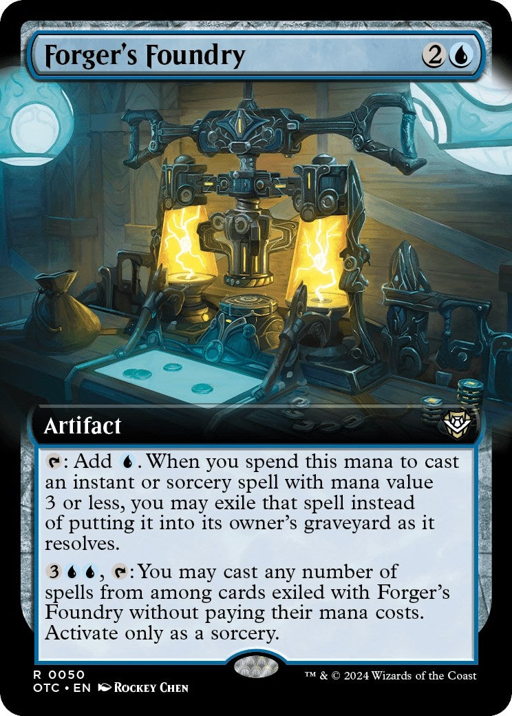 Forger's Foundry (Extended Art) [Outlaws of Thunder Junction Commander]