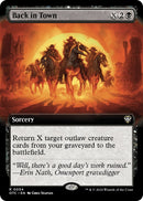 Back in Town (Extended Art) [Outlaws of Thunder Junction Commander]