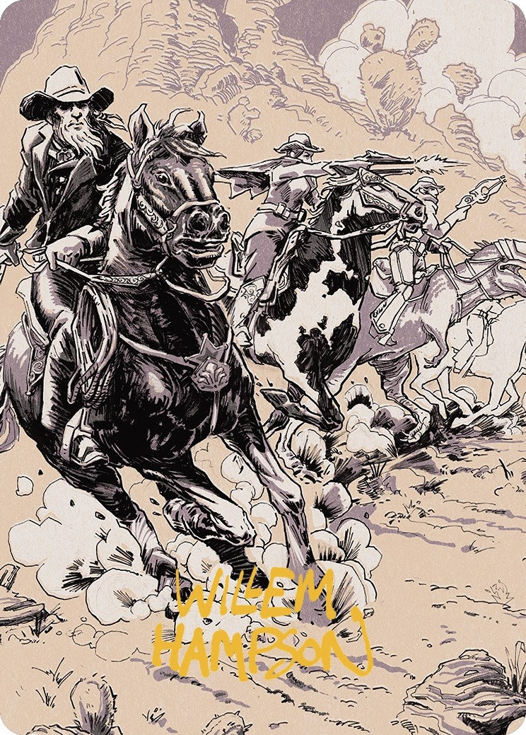 Overwhelming Forces Art Card Gold Stamped Signature (40) [ASOTJ]