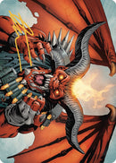 Rakdos the Muscle Art Card Gold Stamped Signature (53) [ASOTJ]