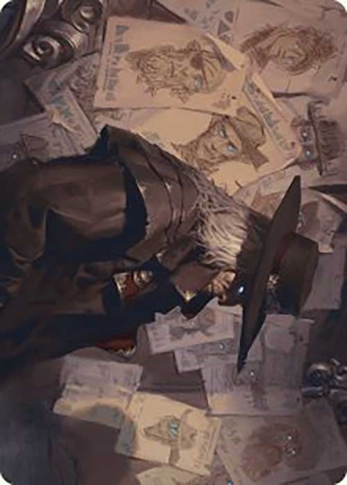 Lazav Familiar Stranger Art Card (25) [ASOTJ]