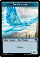 Bird Illusion Elemental 0014 Double Sided Token (4 // 14) [OTC]