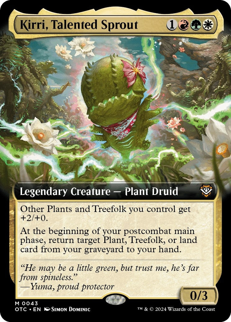 Kirri, Talented Sprout (Extended Art) [Outlaws of Thunder Junction Commander]
