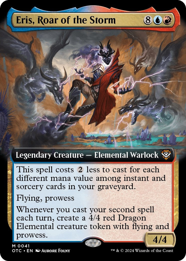 Eris, Roar of the Storm (Extended Art) [Outlaws of Thunder Junction Commander]