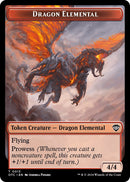 Dragon Elemental Treasure Double Sided Token (13 // 18) [OTC]