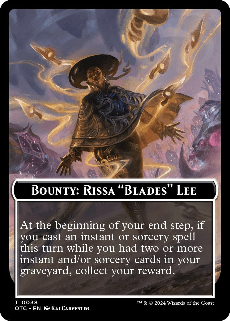 Bounty Rissa Blades Lee Bounty Rules Double Sided Token (38) [OTC]