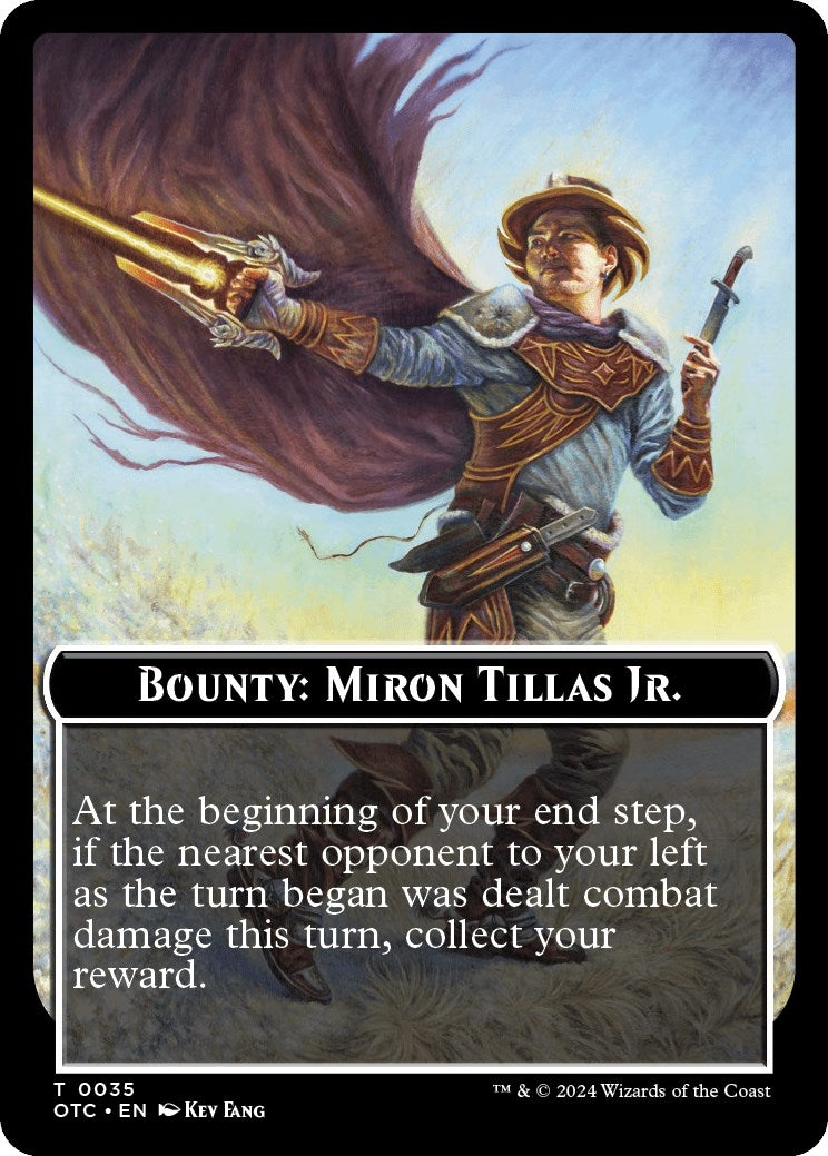 Bounty Miron Tillas Jr Bounty Rules Double Sided Token (35) [OTC]