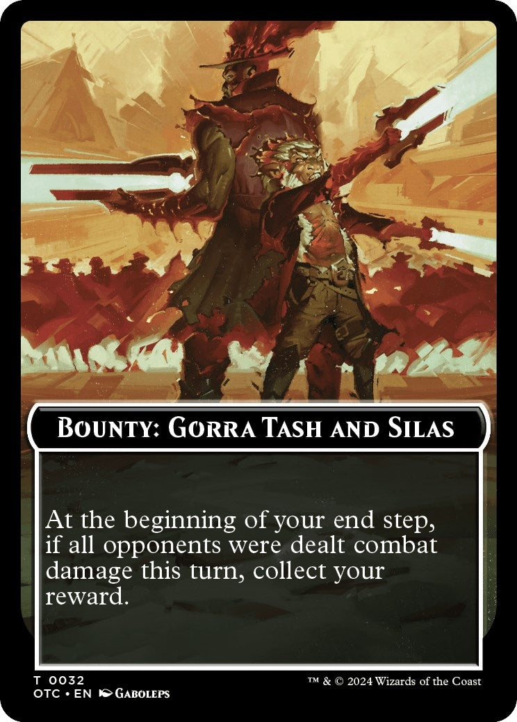 Bounty Gorra Tash and Silas Bounty Rules Double Sided Token (32) [OTC]
