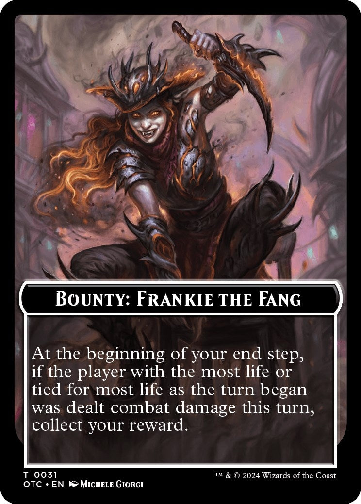 Bounty Frankie the Fang Bounty Rules Double Sided Token (31) [OTC]