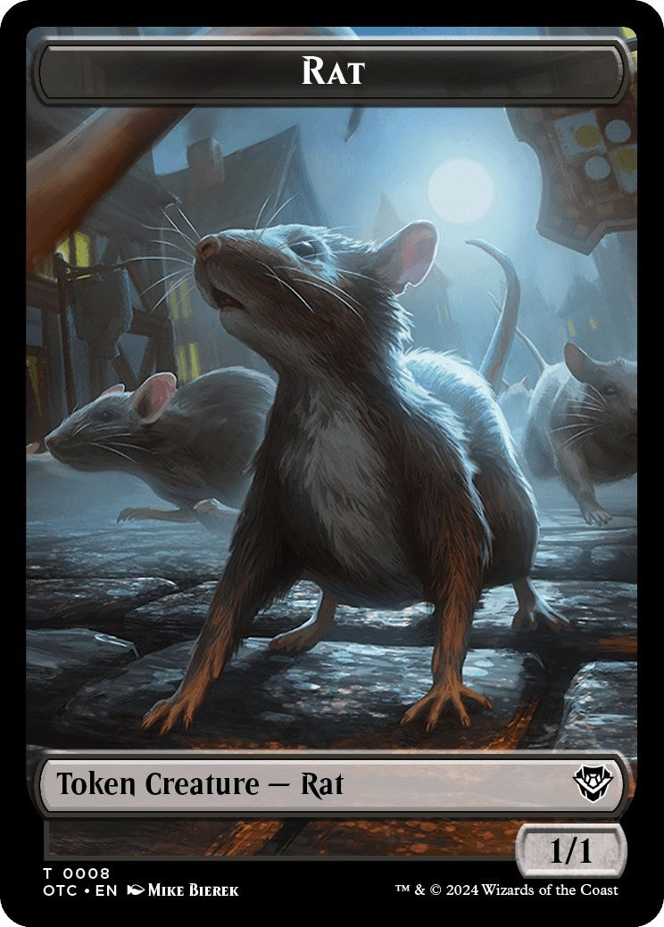 Rat Blood Double Sided Token (8 // 24) [OTC]