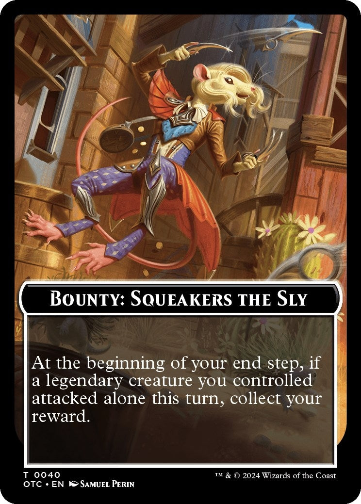Bounty Squeakers the Sly Bounty Rules Double Sided Token (40) [OTC]