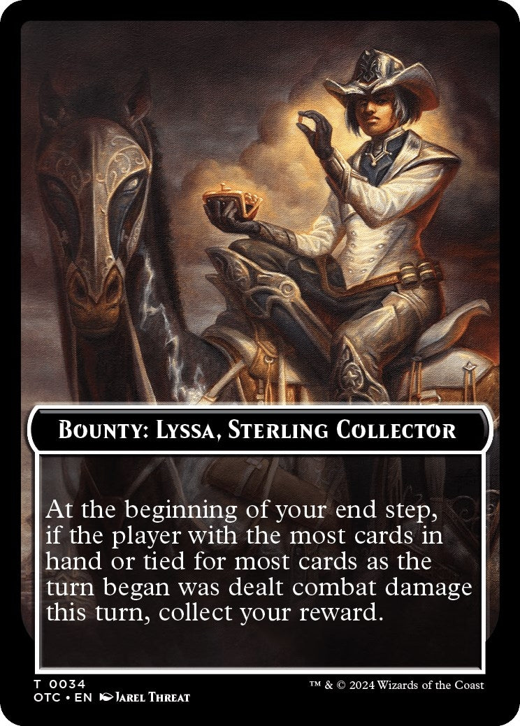 Bounty Lyssa Sterling Collector Bounty Rules Double Sided Token (34) [OTC]