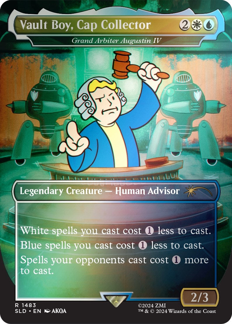 Vault Boy Cap Collector Grand Arbiter Augustin IV Rainbow Foil (1483) [SLD]