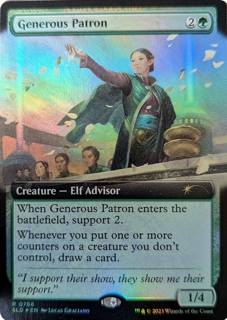 Generous Patron Extended Art (768) [SLD]