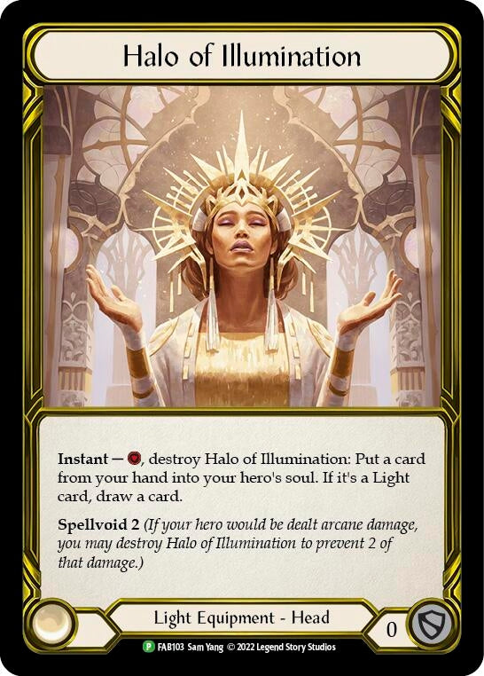 Image for Halo of Illumination - FAB103 (Golden) [Flesh and Blood: Promo Cards]