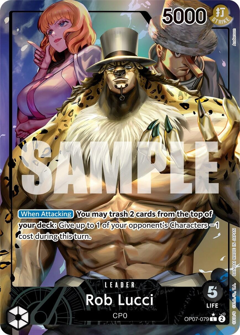Rob Lucci 079 Parallel (OP07-079) [OP07]