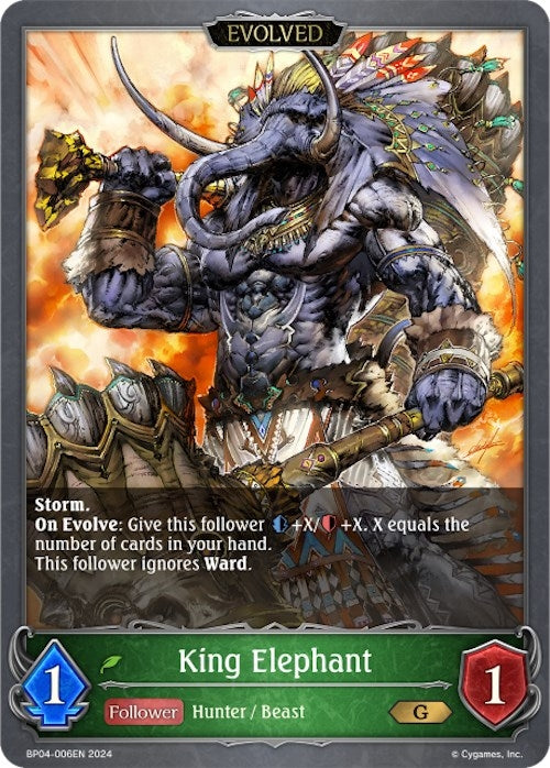 King Elephant Evolved (BP04-006EN) [BP04]