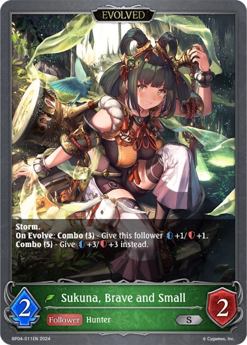 Sukuna Brave and Small Evolved (BP04-011EN) [BP04]